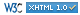 ¡XHTML 1.0 Válido!